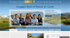 Desktop Screenshot of couleur-corse.com